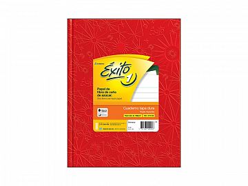 CUADERNO EXITO E1 FORRADO X100H T/C RAYADO (100993)