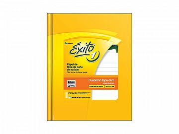 CUADERNO EXITO E1 ECOLOGICO X48H V/COLORES T/C RAYADO (100987)
