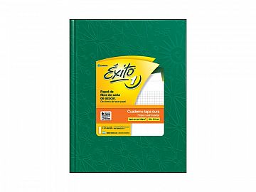 CUADERNO EXITO E1 FORRADO X100H  T/C CUADRICULADO (101001)