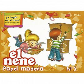 BLOCK DE DIBUJO EL NENE N°5 KRAFT X 24H. (210218)