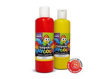 TEMPERA PLAYCOLOR BOTELLA X750CC V/COLORES
