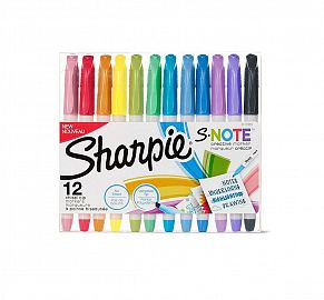 RESALTADOR SHARPIE NOTE BLISTER X 12U. (2133103)