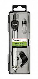 COMPAS TECNICO DOZENT METALICO C/ADAPTADOR + MINA (19200)
