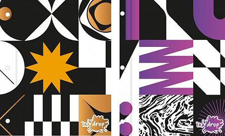 CARPETA INKDROP ESCOLAR N°3 C/CORDON  GEO