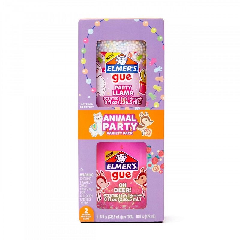 KIT ELMERS SLIME GUE ANIMAL PARTY X 2 PIEZAS (2137177)