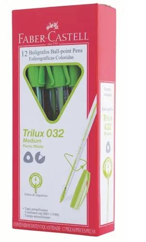 BOLIGRAFO FABER TRILUX 032  X12 U. V/COLORES (443210/15/28/37/49/60/82)