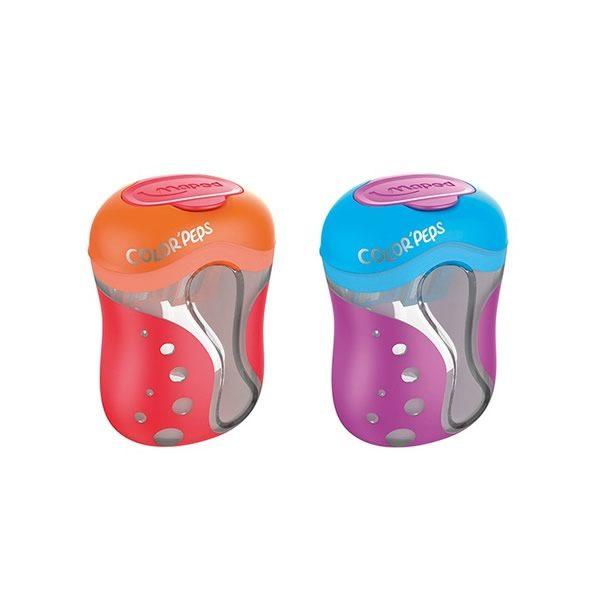 SACAPUNTAS PLASTICO MAPED COLOR PEPS C/DEPOSITO X24 (043111)