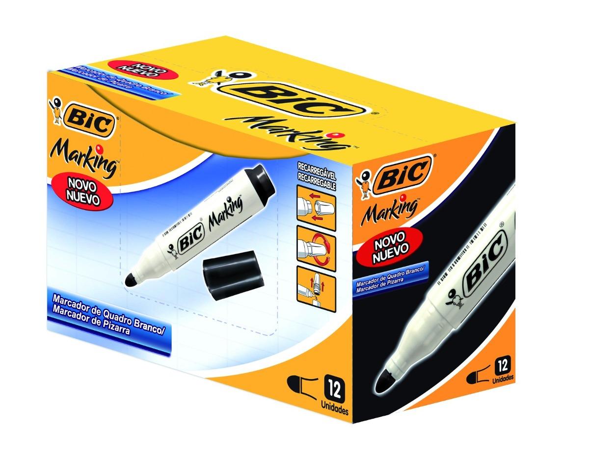 MARCADOR BIC MARKING P/PIZARRA X12U.V/COLORES (904400/01/02/03)