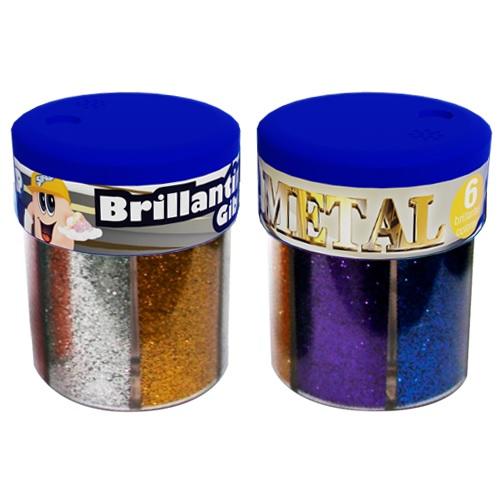 BRILLANTINA SIFAP EN POTE X6 COLOR METAL (MTJF-48M)