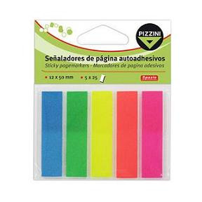 SEÑALADOR PIZZINI X5 LENGUETAS COLORES SURTIDOS X25HJS (NA125025X5F)