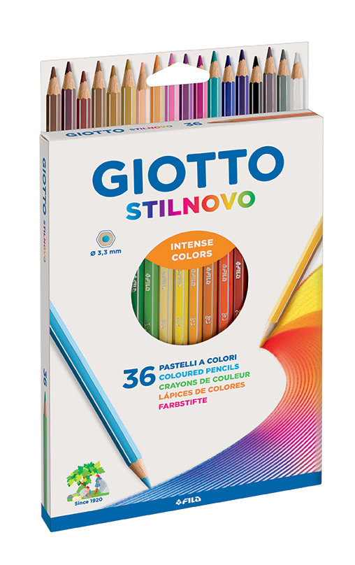 LAPIZ COLOR GIOTTO STILNOVO X36U. LARGOS (256700ES)