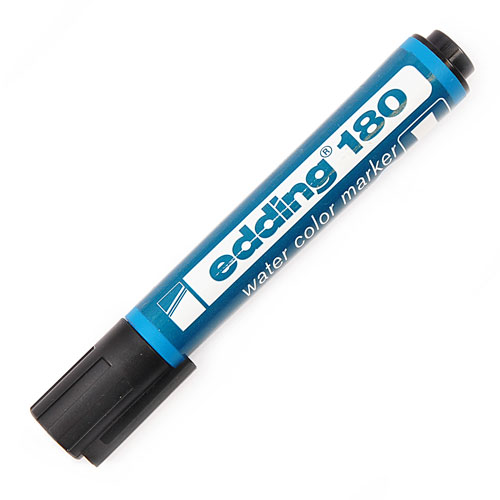 MARCADOR EDDING 180 AL AGUA P/REDONDA X10U C/U