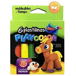 PLASTILINA PLAYCOLOR X 6U.