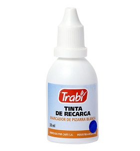 TINTA TRABI P/MARCADOR PIZARRA X30CM.
