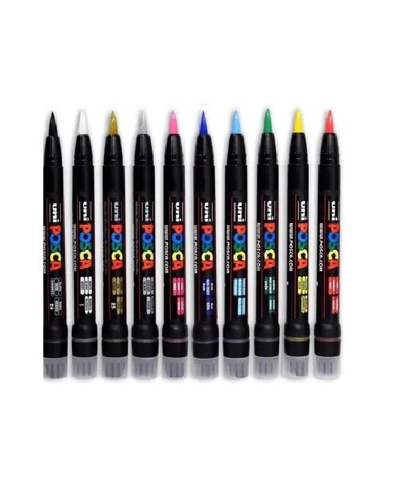 MARCADOR MITSUBISHI POSCA PCF-350 PUNTA PINCEL V/COLORES