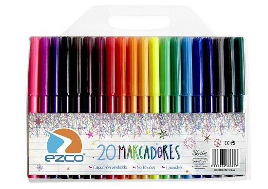 MARCADOR ESCOLAR EZCO X20U.