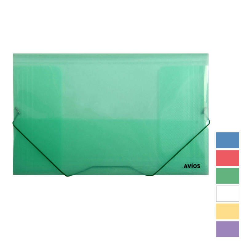 CARPETA AVIOS DOBLE OFICIO PP V/COLORES