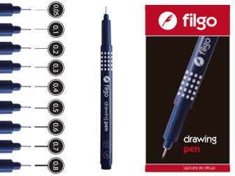 MICROFIBRA FILGO DRAWING PEN 0.05MM (DR-1001)