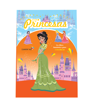 LIBRO PARA PINTAR CASTILLO DE PRINCESAS EDITORAL BETINA (2276)