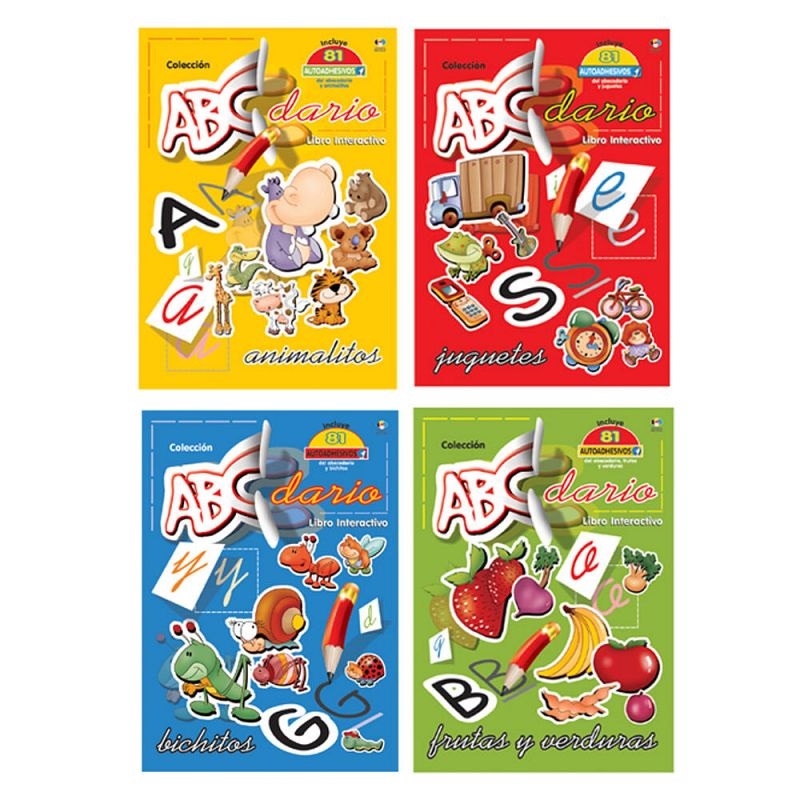 LIBRO ABCDARIO C/STICKERS EDITORIAL BETINA (2060)
