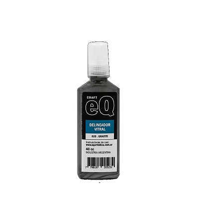 DELINEADOR EQ ARTE VITRAL 40 CC V/COLORES (1350)