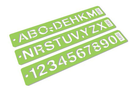 LETRAS Y NUMEROS PLANTEC HELVETICA PVC IMP. ALTURA:100MM (2299)