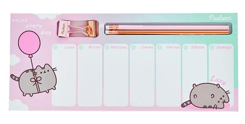PLANNER MOOVING MAW PUSHEEN SEMANAL + ACCESORIOS (2072120401)