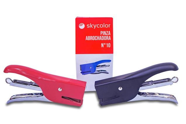 ABROCHADORA SKYCOLOR N10 PINZA PINTADA 15 HJS (JJ10132)