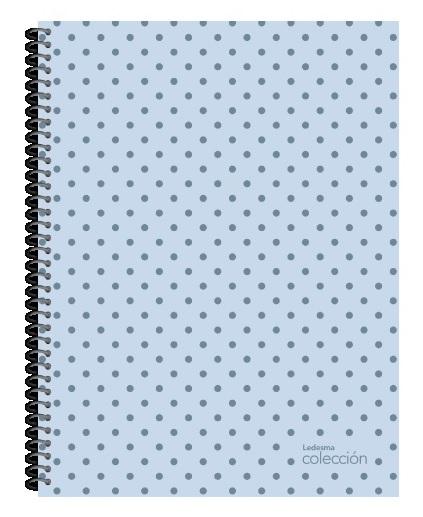 CUADERNO LEDESMA 21X27 COLECCION X84H C/ESPIRAL RAYADO (102677)