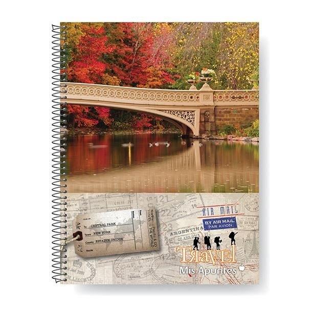 CUADERNO MIS APUNTES TRAVEL UNIV.29.7 X 80H RAYADO (919211)
