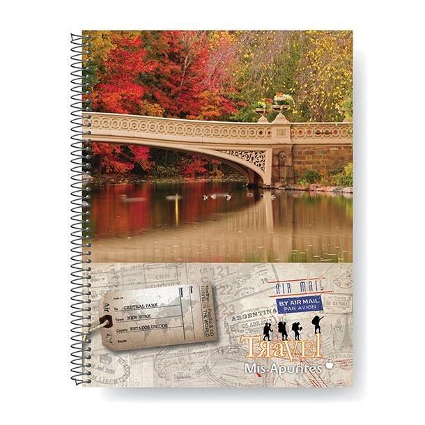 CUADERNO MIS APUNTES TRAVEL UNIV.29.7 X 80H CUADRICULADO (919213)