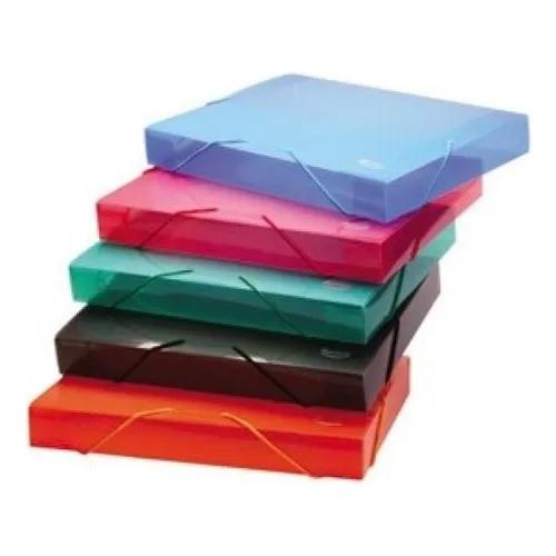 CAJA ARCHIVOLAMA 4CM POLIPROPILENO V/COLORES A4 (DC403A4)