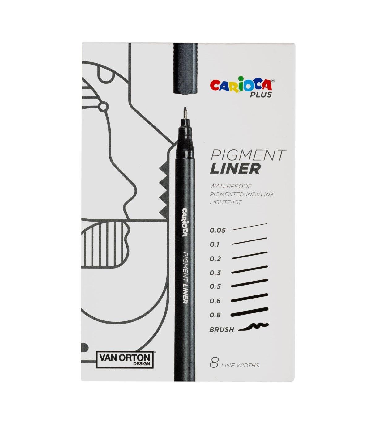 MICROFIBRA CARIOCA PLUS SURTIDAS 0.05/0.1/0.2/0.3/0.5/0.6/0.8 Y BRUSH (45250)