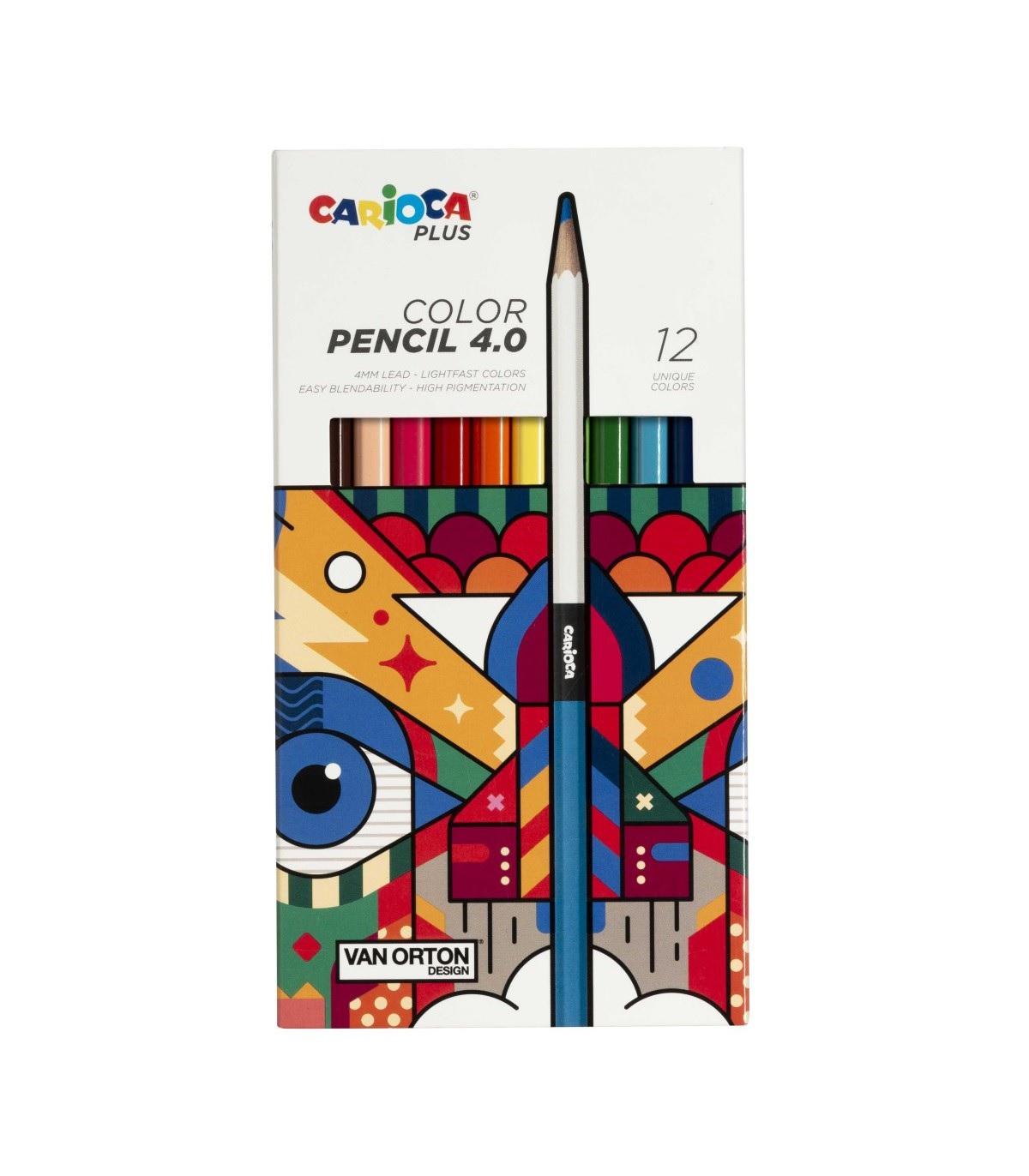 LAPICES DE COLOR CARIOCA PLUS 4.0 X18U (45202)
