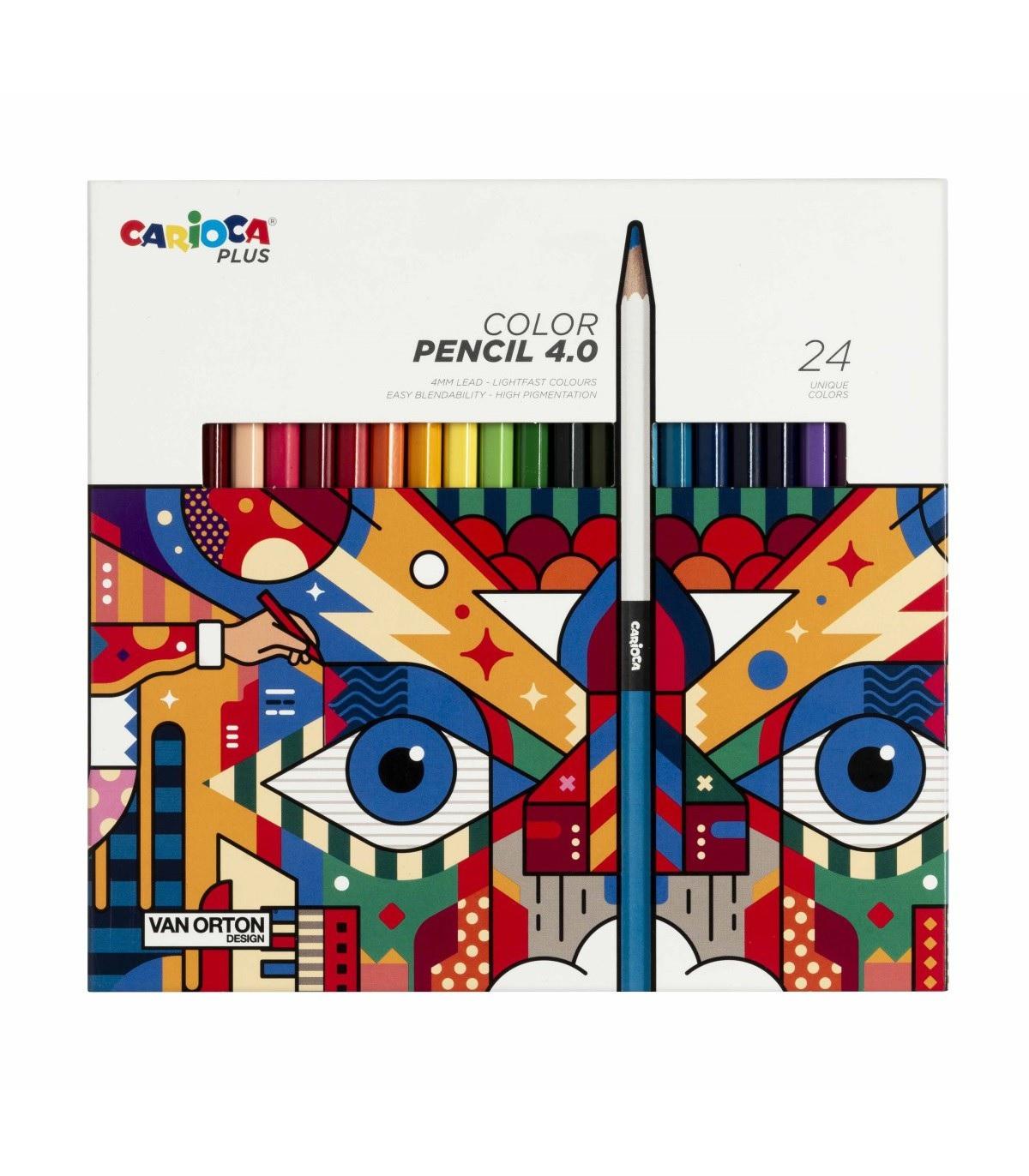 LAPICES DE COLOR CARIOCA PLUS 4.0 X24U (45203)