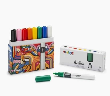 MARCADORES ACRYLIC CARIOCA PLUS X8U (45209)
