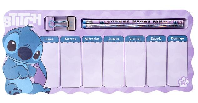 PLANNER SEMANAL MOOVING MAW STITCH C/ ACCESORIOS (2442120401)
