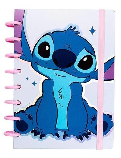 CUADERNO MOOVING LOOPS STITCH CARTA 80H RAYADO (1711244)