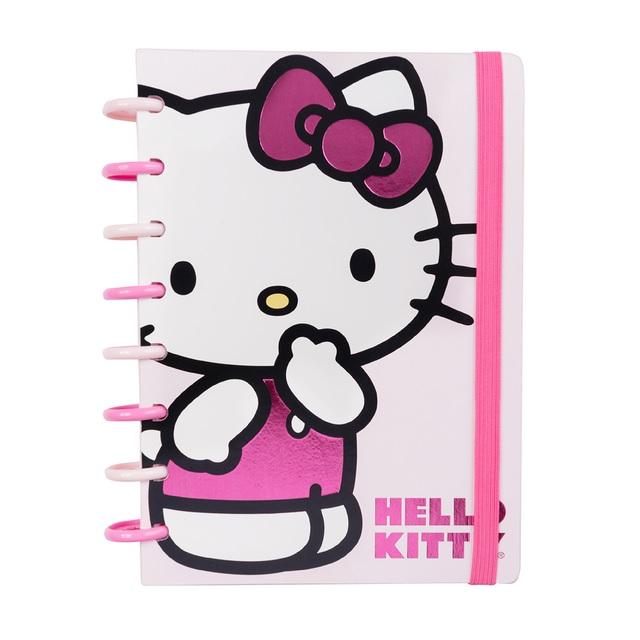 CUADERNO MOOVING LOOPS HELLO KITTY A5 80H RAYADO (1712165)