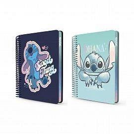 CUADERNO MOOVING PREMIUM 1/2 OFICIO STITCH 96H RAYADO (1231244)