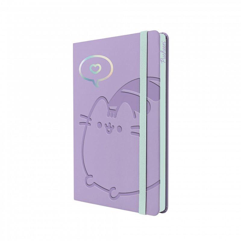 CUADERNO MOOVING NOTES PUSHEEN A5 T.DURA X 80 HJS RAYADO  (1246207)