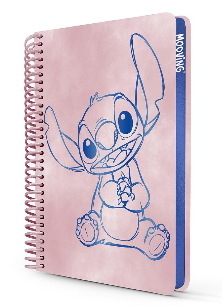 CUADERNO MOOVING PREMIUM CARTA STITCH 96H RAYADO (1230244)