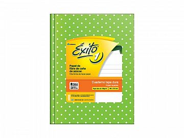 CUADERNO EXITO E1 LUNARES X48H V/COLORES T/C RAYADO (101032)