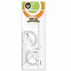 SET GEOMETRIA PIZZINI ESCOLAR 4 PIEZAS (4130)