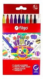 MARCADOR FILGO PINTO ESTUCHE X10U. MAGICOS (CM2220-E10-MAGI)