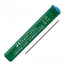 MINA FABER CASTELL 0.7MM HB X12 C/U.