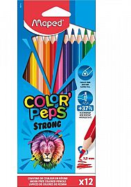 LAPIZ COLOR MAPED PEPS X12U. LARGOS STRONG (862712)