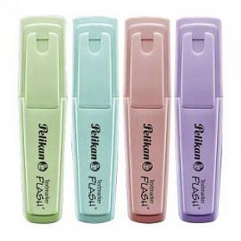 RESALTADOR PELIKAN FLASH PASTEL X10U V/COLORES C/U (L041900510)