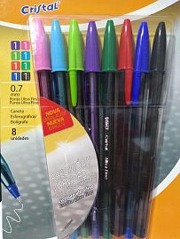 BOLIGRAFO BIC PRECISION Y SUAVIDAD 0.7 MM BLISTER X8U (967953)