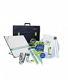 KIT TECNICO PIZZINI TABLERO 50X60 + ATRIL 6 POSICIONES + 12 ARTICULOS (7754F)